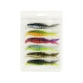 thumbnail image 2 of EUDIDV Realistic Animal Fishing Lures​; Mino Fish Road Ya Bicolor Multi Fish Soft Bait Multicolor Multi Size Scissors Fish Tail False Bait Soft Bait (mixed Packaging);Durable Fishing Lures​, 2 of 3