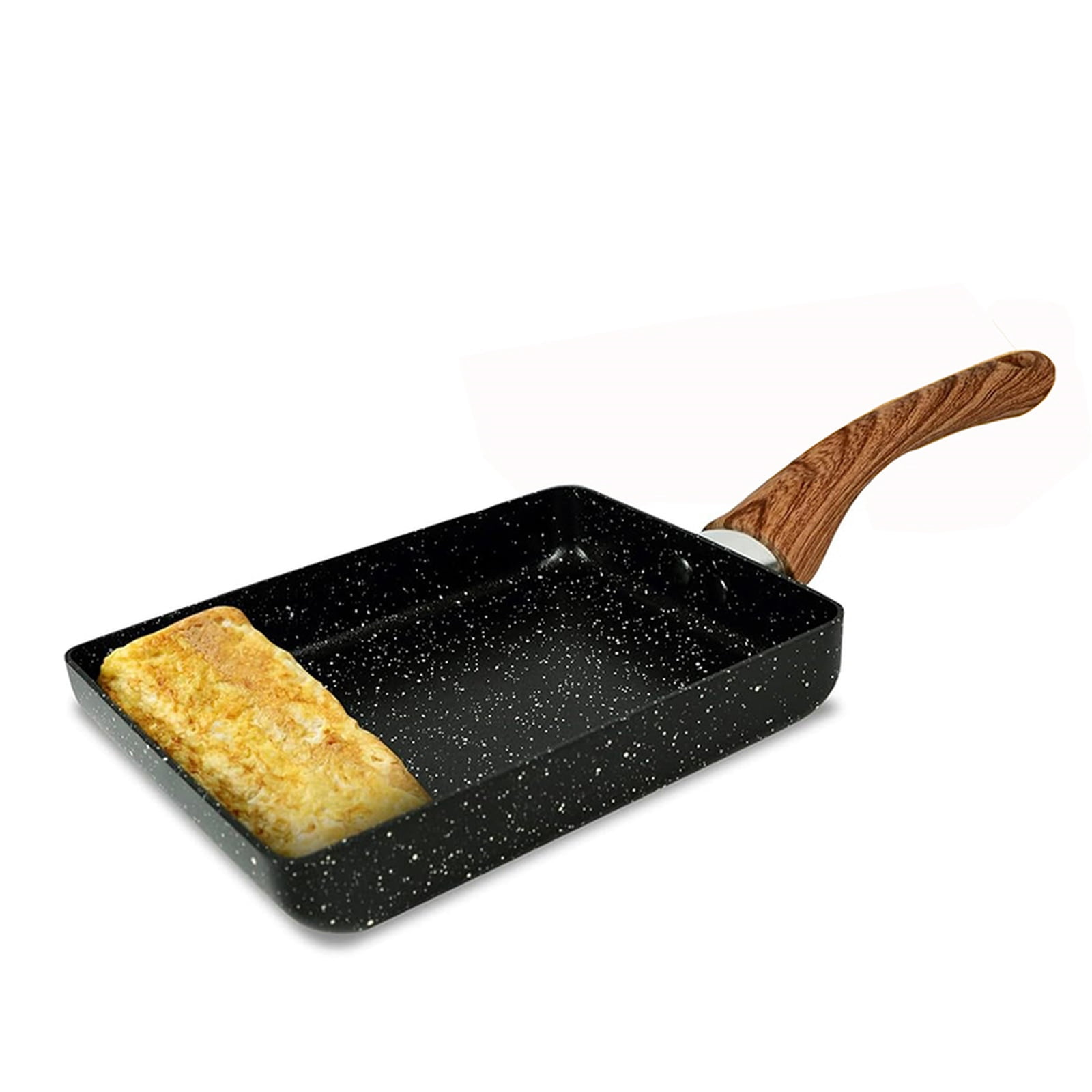 Non Stick Egg Frying Pan Nonstick Square Japanese Egg Pan induction Small Frying Pan Nonstick for Breakfast 1 Pack