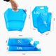 thumbnail image 3 of Bolsa de agua plegable de 10 l, 2 unidades, bolsa de agua portátil para botella de agua, bolsa de agua plegable de bolsillo, bolsa de agua plegable para exteriores para acampar, senderismo, picnic,, 3 of 5