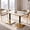 Black+Gold+White, variant on ExtraLco Square Dining Table Faux Marble Top Small Kitchen Table with Gold Metal Pedestal Base for 2 Person Dining Room