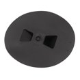 thumbnail image 3 of LOVIVER 2x Oval Black PVC Rope Buckle Deck Mount Holder for Boat Raft Rubber Dinghy, 3 of 8