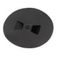 thumbnail image 3 of 2 Piezas Durable Oval Blanco / Negro PVC Cuerda De Un Orificio Hebilla Soporte Clip Clip Deck Mount Para Bote Inflable Kayak Canoa Goma Dinghy Macarena Soporte de cubierta de hebilla de barco, 3 of 8