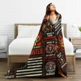 thumbnail image 5 of Firefighter Gifts Funny Cool Throw Blanket 80x60, 5 of 6