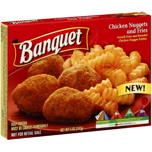 Banquet Chicken Nuggets And Fries Meal, 5 Oz