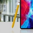 thumbnail image 2 of Pencil Case iPad Tablet Touch Stylus Pen Solid Colour Silicone Cover for Apple Pencil 1st or 2nd Generation New Pencil (USB-C) Pencil 1 Dark Blue, 2 of 6