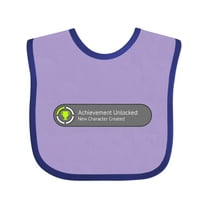 Inktastic Achievement Unlocked: New Character Created Boys or Girls Baby Bib