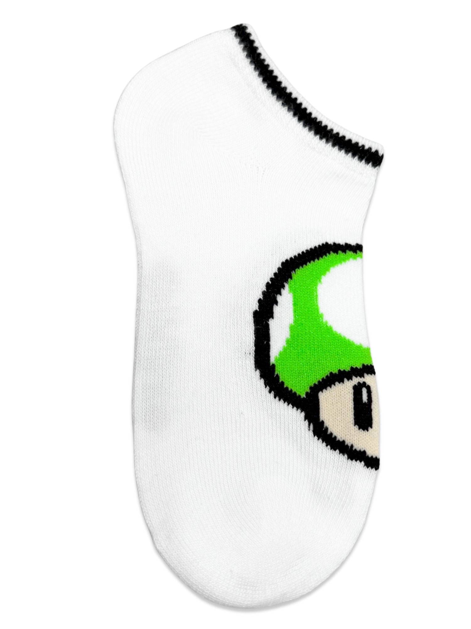 Super Mario Boys No-Show Socks, 6-Pack, Sizes S-L