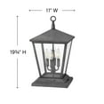 thumbnail image 2 of Hinkley Lighting - Four Light Post Top/ Pier Mount - Outdoor - Trellis - 4 Light, 2 of 7