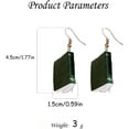 thumbnail image 6 of Funny Stackable Paper Book Drop Dangle Earrings for Women Gold-Toned Stack of Books Reading Dangling Fish Hook Earrings 3D Classic Librarian Graduation Teacher Student Back to School Jewelry, 6 of 6