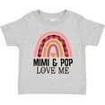 thumbnail image 3 of Inktastic Mimi and Pop Love Me Girls Granddaughter Rainbow Girls Toddler T-Shirt, 3 of 5