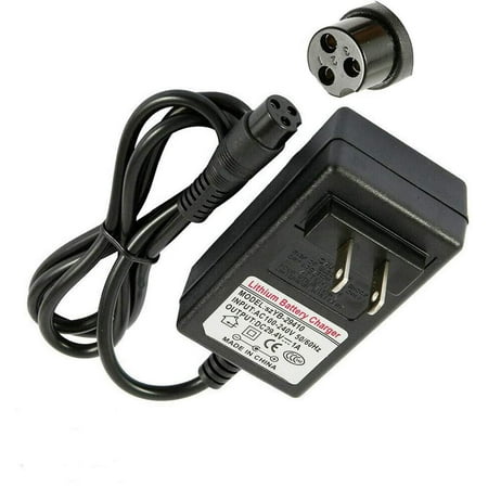 

Scooter Charger 24v 3.3 ft Power Adapter for RAZOR E100 E125 E150 E175 E200 E300 E500