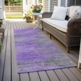 thumbnail image 6 of Addison Rugs Chantille Indoor/Outdoor Transitional Lines Purple Washable Runner Rug, 2'3" x 7'6", 6 of 6