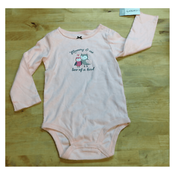 Carter's Baby Girls' Bodysuit, Pink, 24M