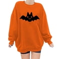 thumbnail image 1 of 2023 Chandail en Molleton de Mode pour Femmes 50 % de Rabais Liquidation Mode Halloween Imprimé Blouse Ample à Manches Longues Col Rond Chandail Décontracté, 1 of 4