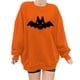 thumbnail image 1 of Blusa holgada de manga larga con estampado de otoño a la moda de Halloween para mujer, jersey informal de cuello redondo, Tops, sudadera Fridja  fjkfkj7210, 1 of 4