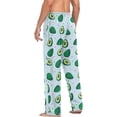 thumbnail image 6 of FREEAMG Kawaii Avocado Pajama Pants for Men, Men's Separate Bottoms, Comfortable Sleep Lounge Pj Pants, 6 of 7
