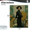 thumbnail image 4 of Stupell Industries Traditional Floral Velvet Reign Canvas Art, 16 x 20, by A Barefoot Stylist, 4 of 8