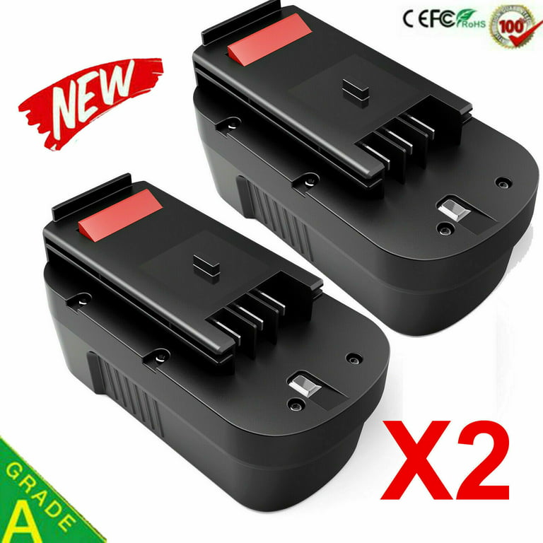2Pack 3.6Ah HPB18 Ni-Mh Replacement Battery for Black and Decker