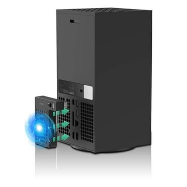Cooling Fan Fit for Xbox Series X, Vertical USB External Cooler with USB Charging Port, Offer Quiet Efficient Heat Removal for Xbox Series X Console Cooling System Accessories