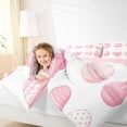 thumbnail image 3 of Erosebridal Kawaii Easter Eggs Kids Twin Comforter Sets,Pink Bowknot Cute Bows Bedding Set For Bowtie Girls ,Reversible Pink 2 Pieces, 3 of 7