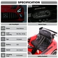 thumbnail image 3 of VOLTZ TOYS 24V Mercedes-AMG GT3 Kids Ride-On Racing Car with Premium Leather Seat, High-Speed Performance 24V Power Wheels, Motorized Track Toy with Parent Remote, Red, 3 of 6