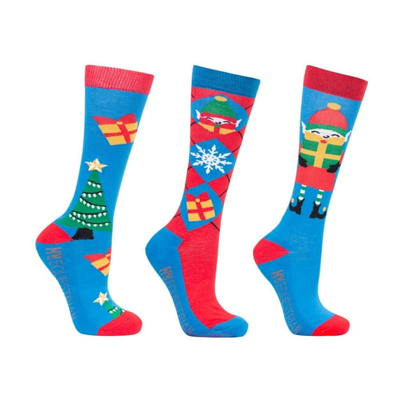 Hy Boys/Girls Jolly Elves Socks (Pack of 3)
