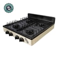 thumbnail image 2 of Parrilla de Gas LP IUSA 4 Quemadores Reacondicionada Avena Cubierta Porcelanizada, 2 of 7
