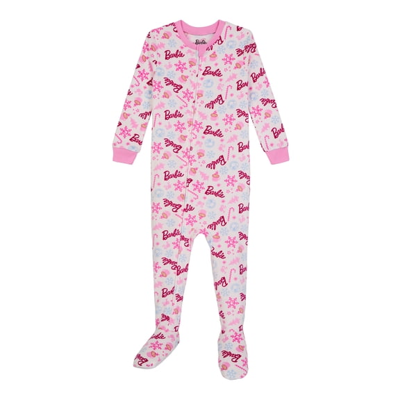 Barbie Toddler Long Sleeve Blanket Sleeper, One-Piece, Sizes 12M-5T