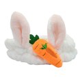thumbnail image 1 of Women Girls Autumn Winter Headband, Fashion Cute Cartoon Rabbit Carrot Decor Soft Skin-friendly Plush Durable Hair Band Hair Accessory Photo Prop for Washing Face Makeup Daily Wear 1PC, 1 of 8