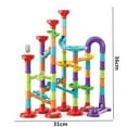 thumbnail image 4 of 93PCS Marble Run Set Plastic Building Block Toy Educational Toy for Children, 4 of 10