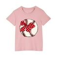 thumbnail image 2 of Tdoqot Girls Graphic Shirts- Summer T Shirts Short Sleeve Cotton Fashion Kids Clothes Tops Pink Size 9-10, 2 of 5