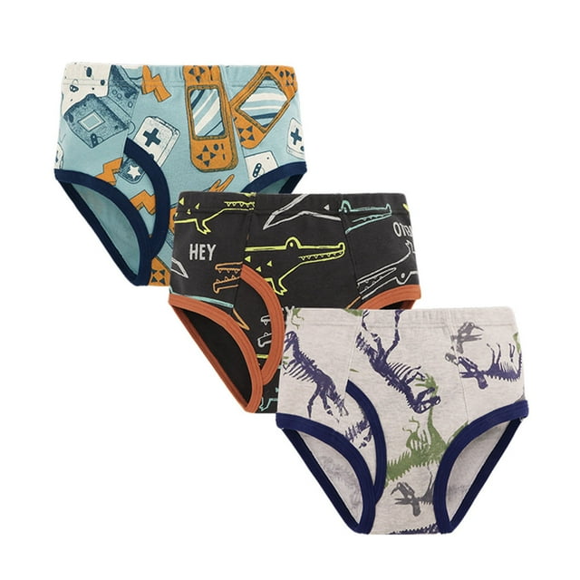 MIASHUI sous-Vêtements Garçons Petits Garçons Caleçons Respirants Évacuant l'Humidité en Coton Extensible Caleçons Courts Lot de 3,110