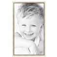 thumbnail image 2 of ArtToFrames 28" x 48" Silver with Black Lip Picture Frame, 28x48 inch Multi Wood Poster Frame (WOM-5193),  Pack, 2 of 7