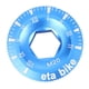 thumbnail image 5 of Tornillo de tapa de manivela M20 Juego de bielas MTB Aleación de aluminio Ajuste de bicicleta de carretera BMX Azul, 5 of 6