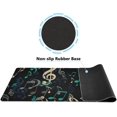 thumbnail image 2 of Music Notes Large Gaming Mouse Pad Big Mousepad Mice Keyboard Mat with Non-Slip Rubber Base for Computer Laptop Home & Office, 31.5 X 11.8 inch, 2 of 6