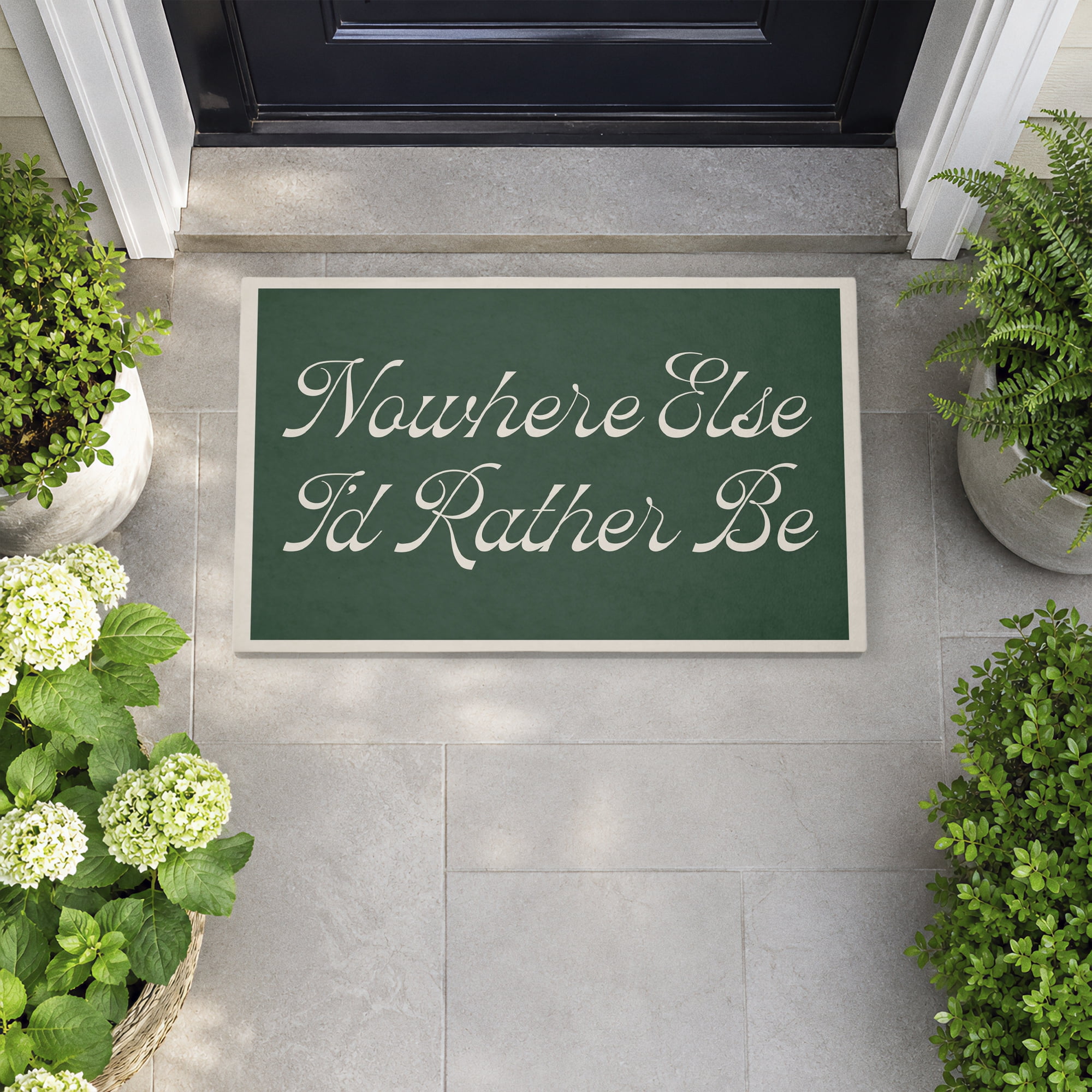 Stupell Industries Nowhere Else I'd Rather Be Printed Outdoor Door Floor Mat, design by Lil' Rue