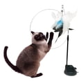 thumbnail image 3 of Funny Cat Feather Toys Interactive Cat Toy Teaser for Chase Exercise B, 3 of 7