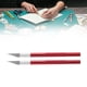 thumbnail image 4 of Craft Knife Exacto Knife Set Accurate Control Multipurpose 20 Blades for Crafting for Hand Account, 4 of 8
