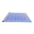 thumbnail image 2 of Ahgly Company Machine Washable Indoor Rectangle Abstract Blue Modern Area Rugs, 7' x 10', 2 of 4
