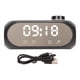 thumbnail image 3 of Reloj despertador con radio digital, altavoz inalámbrico Bluetooth RGB, altavoz inalámbrico con Bluetooth, reloj despertador con espejo, verdadera excelencia, 3 of 8