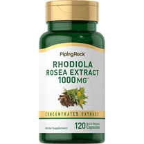 Rhodiola Rosea Extract | 1000mg | 120 Capsules for Men and Women | by Piping Rock