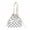 White, variant on Simple Polka-Dot Tote Bag, Korean-Style Drawstring Polka-Dot Shoulder Bag, Fashionable and Trendy High-End Tote Bag,White
