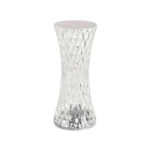 Agiferg Crystal Small Waist Table Lamp Atmosphere Lamp Bedroom Bedside Led Charging Small Table Lamp
