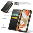 thumbnail image 2 of for iPhone 16e Wallet Case with [RFID Blocking] Luxury PU Leather+Soft Inner Case Flip Folio Strong Magnetic Closure Protective Cover Credit Card Holder Kickstand Phone Case,Black, 2 of 5