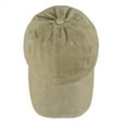 thumbnail image 1 of Khaki Mens Vintage Distressed Baseball Cap For Outdoor Activities Sun Protection Adjustable Back Closure Lightweight Breathable Fabric And Casual Style, 1 of 5