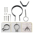 thumbnail image 3 of EeaseCA 1 Set Italian Ham Fixing Holder Durable Household Iron Spanish Ham Holder Rack, 3 of 7