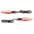 thumbnail image 3 of Motorcycle LED Warning Light, Waterproof ABS Sequential Blinking Cool Turn Signal Indicators Low Power Consumption  For Off Road Red, 3 of 8