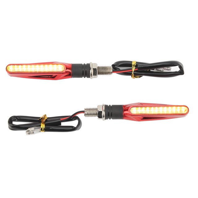 Indicadores De Giro De Motocicleta, Indicadores De Señal De Giro De Bajo Consumo De Energía, Impermeables, Duraderos, Intermitentes Secuenciales, Súper Brillantes Para ANGGREK Otros