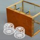 thumbnail image 4 of Houderco 10Ud Nido Plástico Para Jaula Compatible Con Cría De Canarios Jilgueros Y Periquitos, 4 of 8