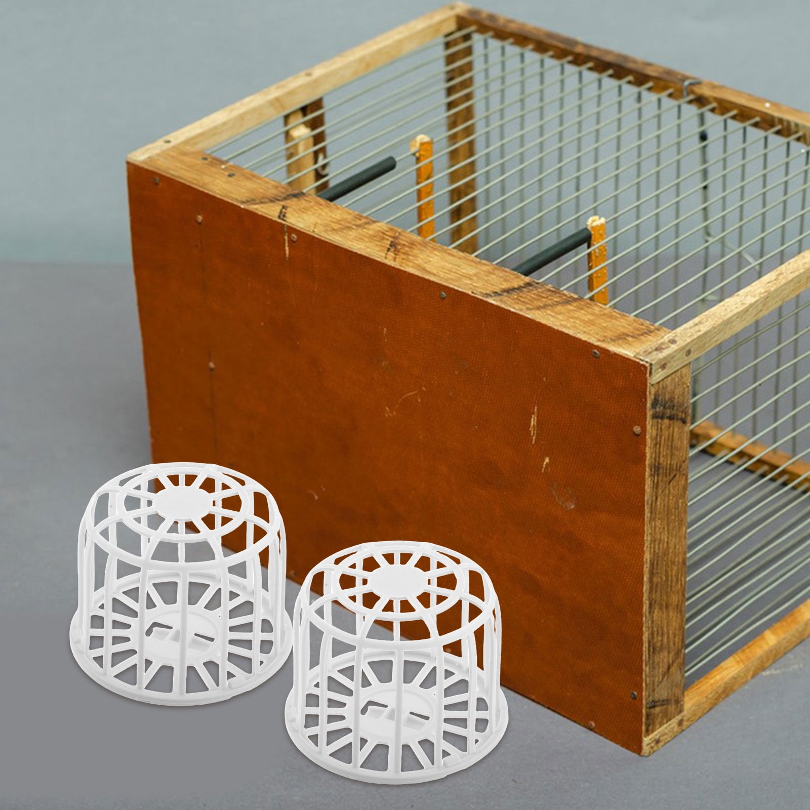 WEAVILUX 10pcs Plastic Finch Breeding Nest Box for Birds, Aviary Accessory